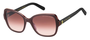 Women Marc Jacobs Sunglasses: Marc 555/S - Grey Burgundy - SpecSMART Eye Clinic (Diagonal View)